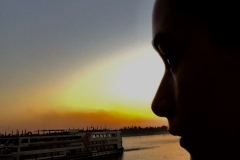 Mirror of Nile pensive silhouette