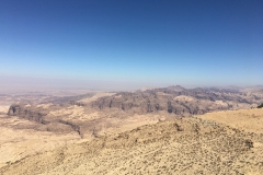Window into desert landscape