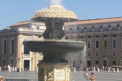 Window into fountain